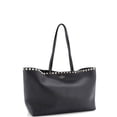thumbnail image 2 of Pre-Owned Valentino Black Rockstud Shopping Tote Medium Shoulder Bag, 2 of 6