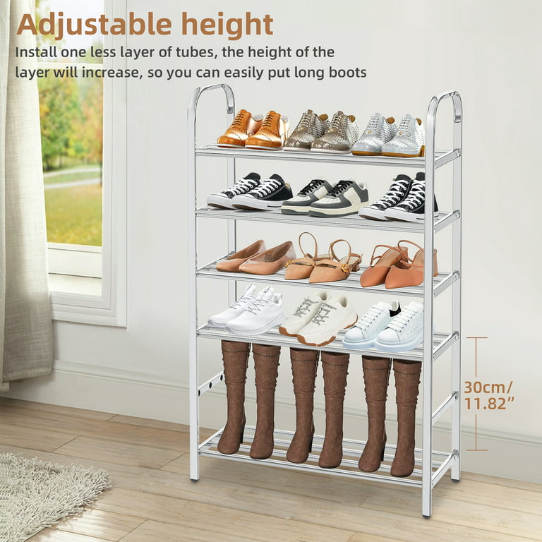 Shoe Cabinet, 6-Tier Large Shoe Storage Cabinets for Entryway 42