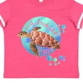 thumbnail image 4 of Inktastic Fort Lauderdale, Florida Swimming Sea Turtle with Bubbles Boys or Girls Toddler T-Shirt, 4 of 5