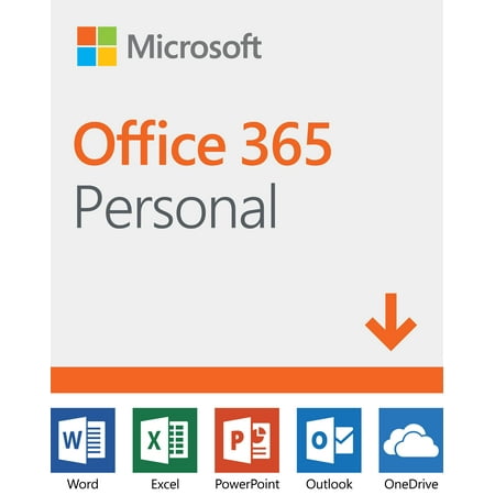 Microsoft Office 365 Personal | 12-month Subscription, 1 person, PC/Mac