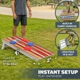 thumbnail image 5 of GoSports 4 x 2 ft Resort Collection All Weather Cornhole Board Set - Regulation Size - Rustic, 5 of 6