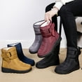 thumbnail image 6 of Ablanczoom Snow Boots for Womens: Warm Fur No-slip Winter Woman Ankle Booties, 6 of 6