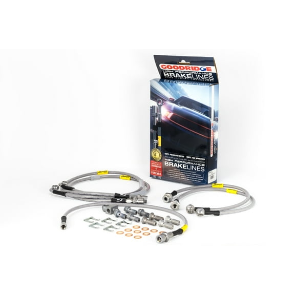 Goodridge Usa 14182 G Stop Ss Braided Brake Line Kit Fits select: 2002,2004 CHEVROLET SILVERADO