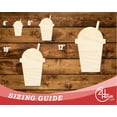 thumbnail image 3 of Unfinished Wood Slushie Drink Shape | DIY Craft Cutout 7" / 1/4", 3 of 3