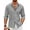 Light Grey, variant on COOFANDY Mens Casual Beach Button Down Shirts Long Sleeve Cuban Camp Guayabera Shirts