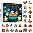 thumbnail image 3 of Halloween Countdown Blind Set For Kids And Activity For Halloween Celebration Owl Kitchen Timer Shower Timer for Kids Water Sand Timer Clock Timer Remote Christmas Day Countdown Battery Operated, 3 of 4