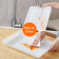 thumbnail image 4 of Lifewit Plateau de Service en Plastique, Plateaux de Service pour Fête, Plateau Alimentaire Réutilisable Sans BPA pour Collations, Nourriture, Biscuits, Ensemble de 3, 14,45 Pouces x 9,45 Pouces, 4 of 7