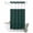 Green, variant on No Hook Shower Curtain, Pure Dark Green Shower Curtains for Bathroom with See Through Top Window, Simple Solid Color Waterproof & Washable Bath Curtain Standard 72"x72"