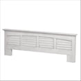thumbnail image 2 of Pemberly Row Modern Coastal Wood King Panel Bed in White Finish, 2 of 5