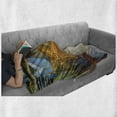 thumbnail image 6 of Beach Soft Flannel Fleece Blanket, Dream on the Tropical Beach Seashell Starfish Sea Star Sunglasses Flip Flop Slippers, Cozy Plush for Indoor and Outdoor Use, 50" x 70", Multicolor, by Ambesonne, 6 of 6