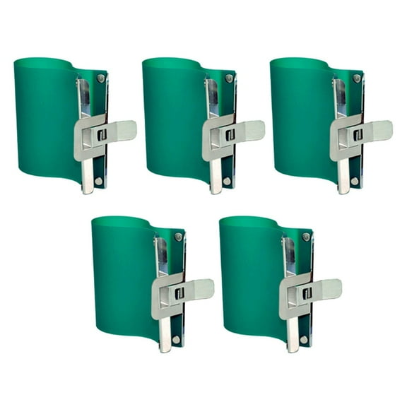 5X 3D Mug Transfer Sublimation Silicone Mug Wrap Mug Mold 11OZ Cup Clamp Fixture for Printing Mugs,5 x 11OZ cup holder,Green & silver