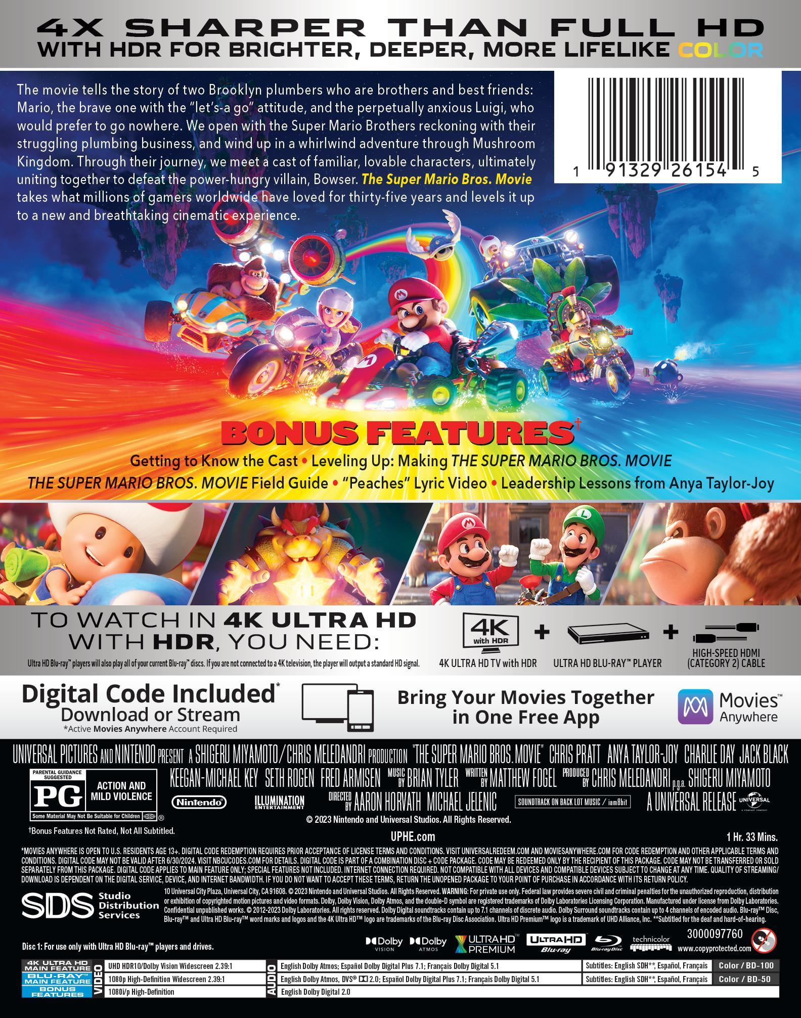 The Super Mario Bros. Movie - Collectible Steelbook (4K Ultra HD + Blu-ray + Digital Copy)