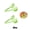 2Pcs plastic, variant on Stainless Steel Kitchen Handheld Orange Lemon Slicer Tomato Cutting Clip Fruit Slicer Onion Slicer KitchenItem Cutter Accessorie
