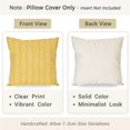 thumbnail image 2 of Blue Mudcloth Throw Pillow Covers 18x18 Inch Set of 2 Indigo Modern Boho Herringbone Chevron Outdoor Decorations Decorative Throw Pillows Cases Cushion Covers for Home Room Couch Decor, 2 of 6