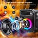 thumbnail image 5 of Bocina Karaoke JYX, Altavoz Bluetooth con Radio FM, 2 Micrófonos Inalámbricos, luz LED de Fiesta, Control Remoto, 5 of 14