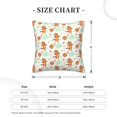 thumbnail image 4 of Square Throw Pillow Covers with Core, Cartoon Tiger of Sport Pillows for Sofa Beds, 16"x16", 4 of 9