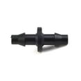 thumbnail image 4 of Dleadar 100PC 1/4 Inch Barbed Double Way Connector for 4mm 7mm Garden Drip Irrigation Hose Watering System Black Plastic Fittings Home Decor, 4 of 10