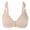 Beige, variant on Bras for Women y Front Close Wireless Bras Adjustable Straps No Underwire Bralettes Full Coverage Bra