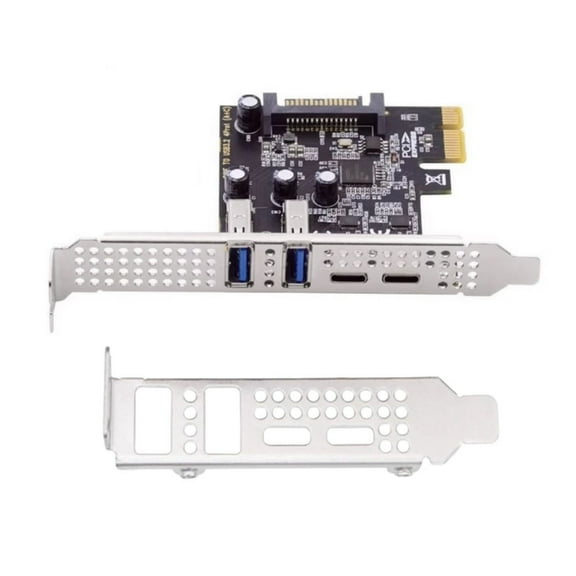 PCI Express to USB 3.2 Gen1 5Gbps PCIE Adapter Card 4 Port Type-C Type-A ExpansionTAPDRA Spare Part