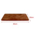 thumbnail image 2 of Memory Foam Bath Mat Non Slip Absorbent foam bath non-slip thick bath mat Mat Vevelt Bath Mat Coffee 50x80cm, 2 of 9