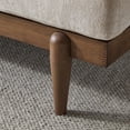 thumbnail image 6 of Christopher Knight Home Vintage 72“ Rattan 3-Seat Sofa with Solid Wood Frame, High-Rebound Cushions, Walnut, 6 of 10