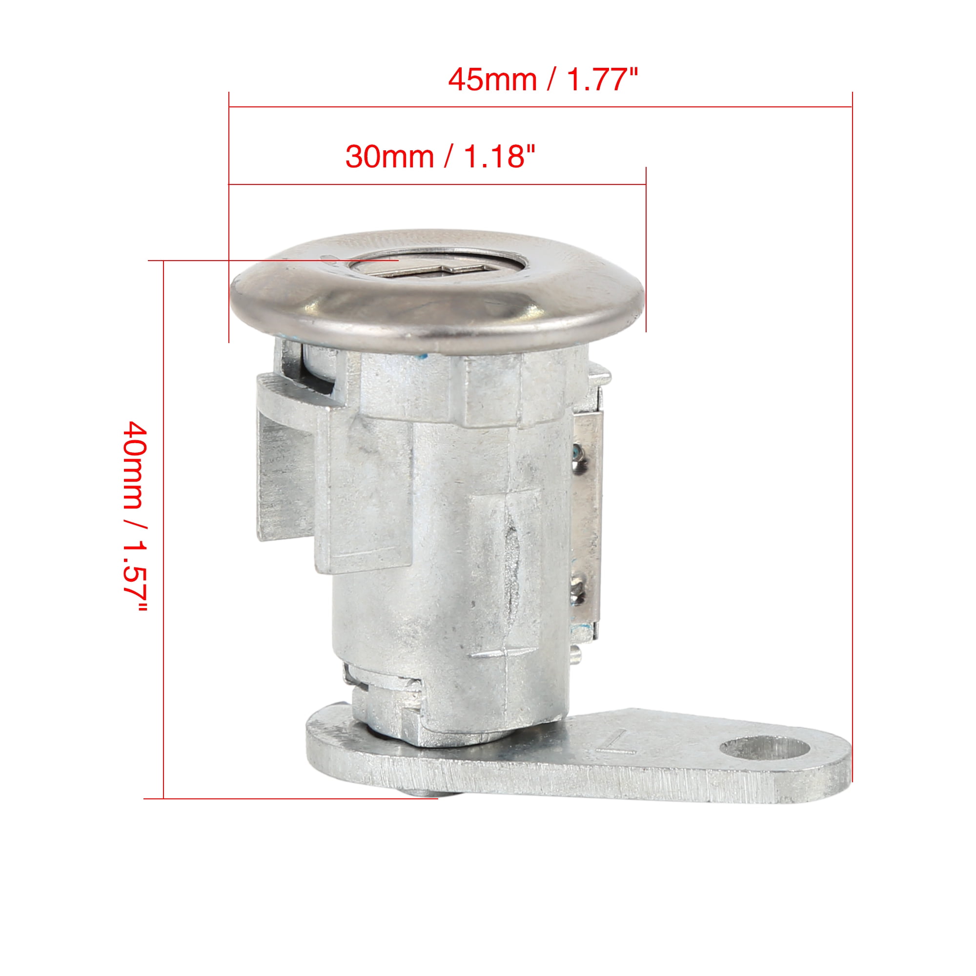 Unique Bargains Pair Car Door Lock Cylinder with 2 Keys for Ford F-150 F-250 F-350