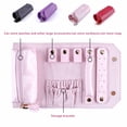 thumbnail image 4 of maskred Display Case Earring Roll Storage Box Jewelry Supplies Container Multifunctional Shop Accessories Space Saving Red, 4 of 6