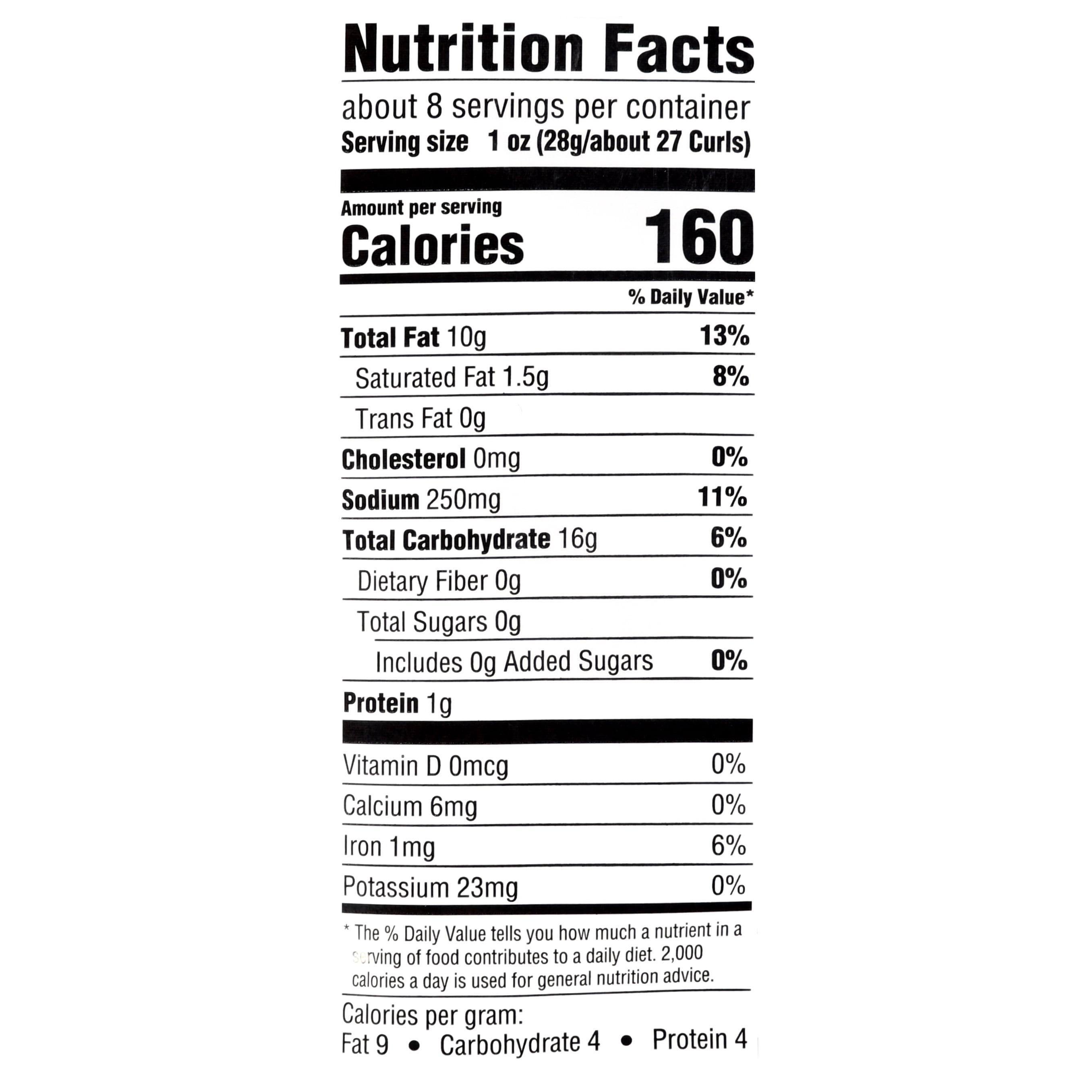 Great Value Hot Cheese Crunch Snacks, 8.5 oz