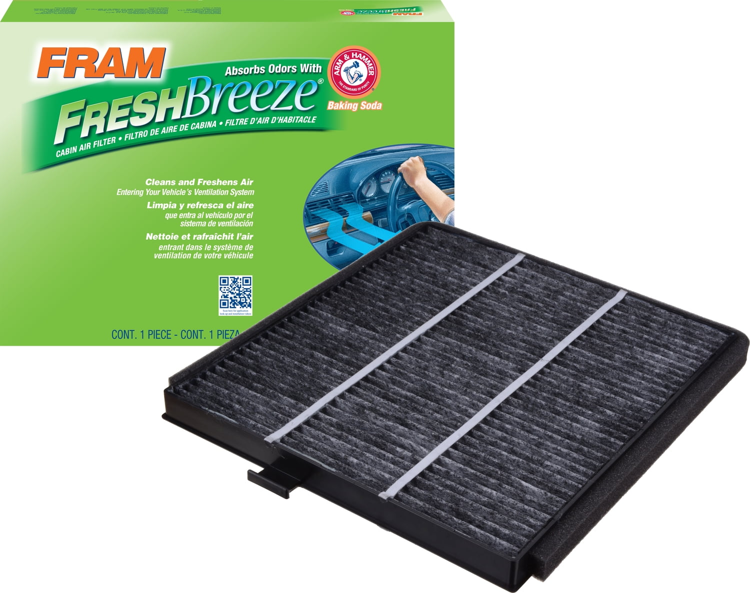 FRAM Fresh Breeze Cabin Air Filter, CF8813A