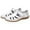 White, variant on Kmdttou Shoes Women Summer Sandals Hollow Hole Breathable Casual Shoes With Comfortable Plantar Fasciitis Arch Support(Size:35-42)