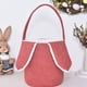 thumbnail image 4 of Conejito de Pascua para Pascua bolsas de cubo de Pascua con orejas de conejo Cute Candy almacenamiento de juguetes titular de las orejas de conejo Decoraciones para Niños Niñas, 4 of 6