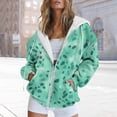 thumbnail image 2 of WZXFASHION Cardigan à Capuche à Fermeture à Glissière Simple et à la Mode pour Femmes avec Poche et Cordon de Serrage, Liquidation, 2 of 4