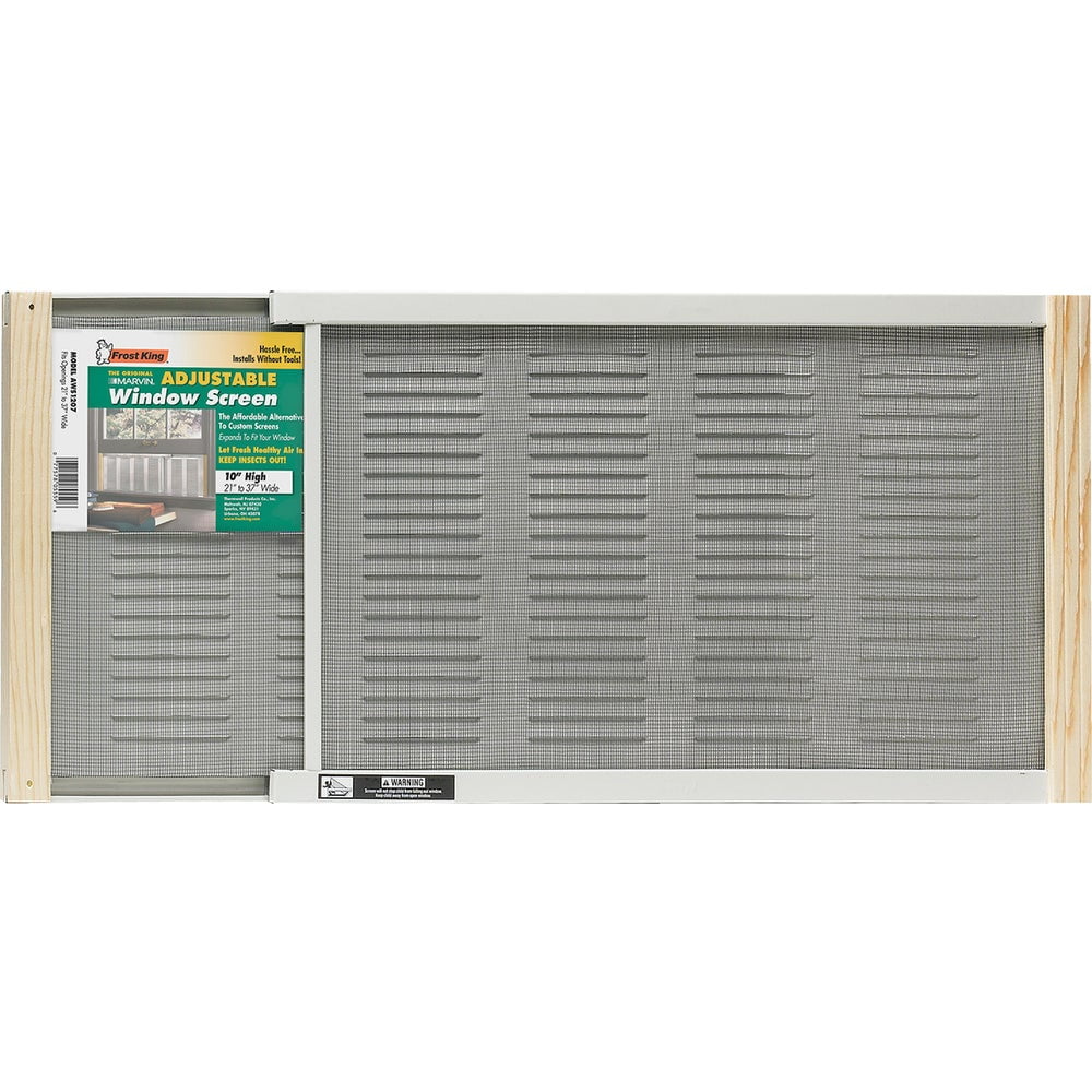 1PACK Martin Adjustable Louvered Screen Window With Ventilator
