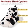 thumbnail image 4 of Peluche pesado, perro meowtastic negro y blanco, 2 kg, 4 of 7