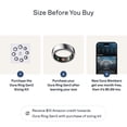 thumbnail image 3 of Monitor para dormir Smart Ring OURA Gen3 Horizon, plateado, tamaño 12, 3 of 8