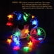 thumbnail image 2 of Luces de cadena de estrellas con pilas, luces de hadas impermeables de 50 LED de 16.4 pies, luces alimentadas por pilas con 8 modos de control remoto, 2 of 5