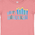 thumbnail image 4 of Inktastic Happy Hanukkah with candles Boys or Girls Baby T-Shirt, 4 of 5