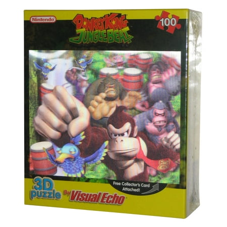 Nintendo Donkey Kong Jungle Beat 100pc 3d Visual Echo Puzzle