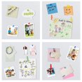 thumbnail image 4 of Tablón de anuncios de corcho AKTOP blanco de 30 x 30 cm con 120 alfileres, 4 of 8