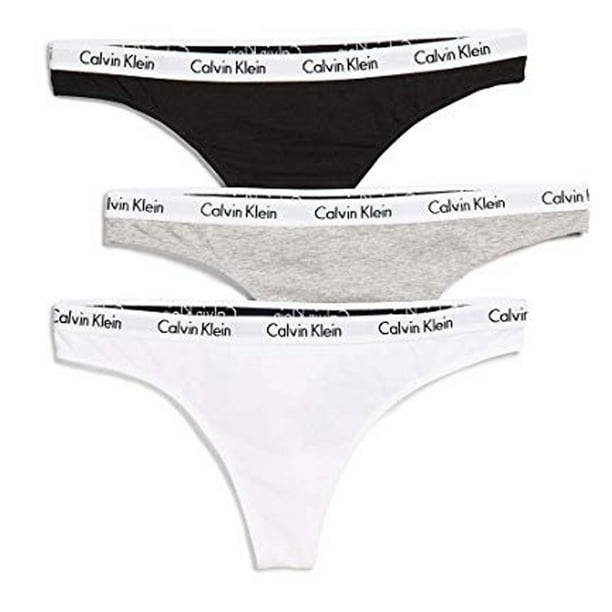 Calvin Klein - Calvin Klein Carousel Logo Cotton Thong Panty - Walmart ...