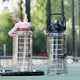 thumbnail image 3 of Botella de agua deportiva de 2 litros con pajita para hombre y mujer, botellas de agua para Fitness, botella de agua fría para exteriores con marcador de tiempo, Drinkware1, 3 of 4