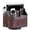 Copper brown, variant on Remote Control Holder with 360° Swivel Base, 5-Compartment PU Leather Desk Organizer