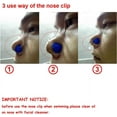 thumbnail image 4 of Swimming Earplugs and Nose Clip - Comfortable Soft Silicone Noseclips & Ear Plugs Perfect - Pink, 4 of 5