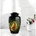 thumbnail image 6 of Dog Mini Funeral Urn For Human Ashes Adults Man And Woman, Green Mini Urn For Male And Female Set Of 4, 1 Large Memorial Urns For Mother, Black Cremation Urns For Adult Men, Combo 10&3 Inch, 6 of 7