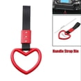 thumbnail image 3 of HPDL Black & White Heart-Shaped Car Static Tape Decorative Warning Ring, Rear Bumper Safety Hand Pull Ring for Vehicle Interior & Exterior, PVC Plastic, 3 of 8