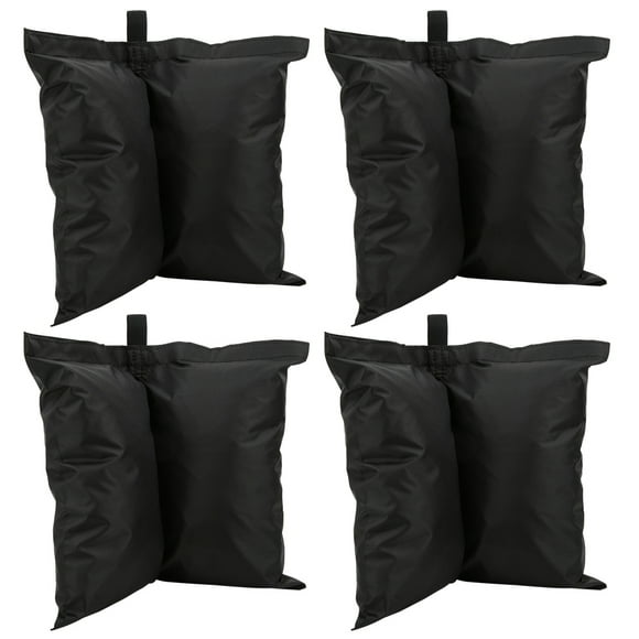 Gupbes Durable Outdoor Sunshade Fixed Sandbag, Black Conveniewnt To Carry, Leakproof Sand Bag, Sports Umbrella For Camping Sunshade