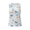 thumbnail image 6 of Sigee Butterfly for Women's Workout Tank Top,Running Tank Tops,Sleeveless Gym Clothes, 6 of 8