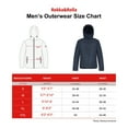 thumbnail image 2 of Rokka&Rolla Men's Midweight Puffer Jacket Hooded Coat, 2 of 10
