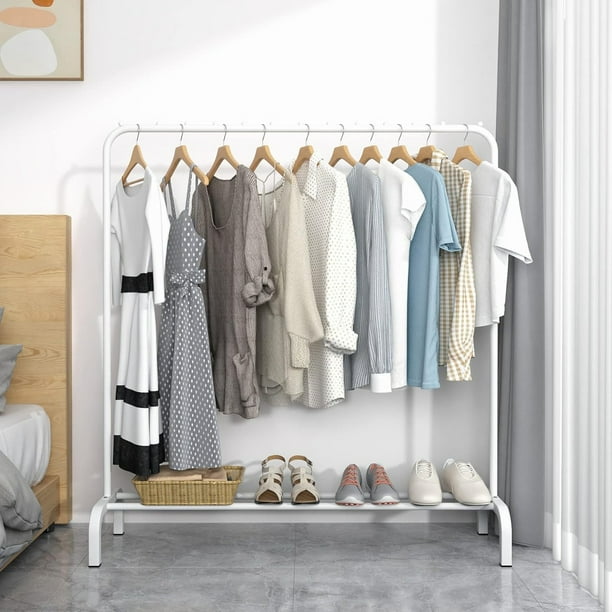 Perchero Móvil Organizador Para Ropa Practiksa Rack Con Zapatera