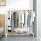 thumbnail image 5 of Perchero Móvil Organizador Para Ropa Practiksa Rack Con Zapatera Ruedas Giratorias Color Blanco, 5 of 6